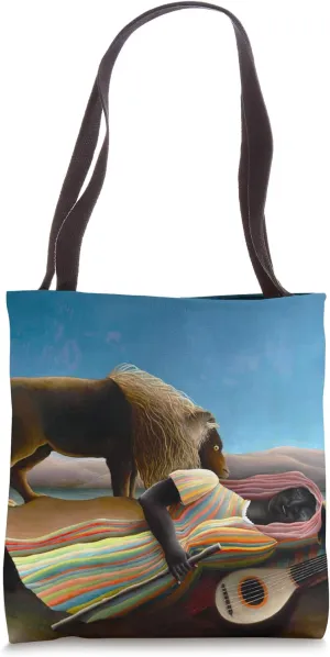 The Sleeping Gypsy Henri Rousseau Naive Art Primitivism Tote Bag