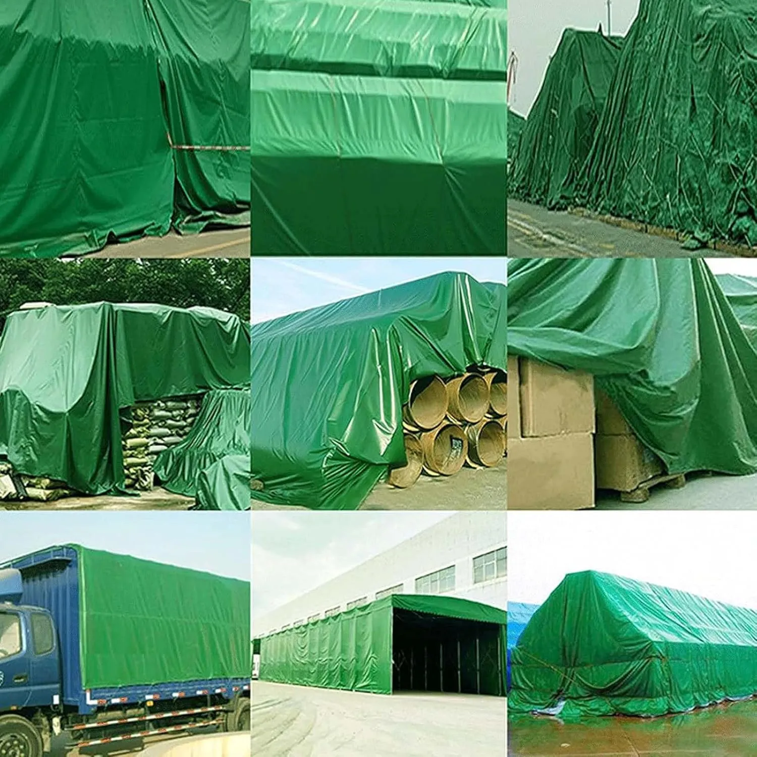 Thick Tarpaulin with Grommets 26.2x32.8ft, Tarps Heavy Duty Waterproof, Windproof Tarp with Reinforced Edges, Dustproof, Rainproof, for Covering Garden Plant Camping