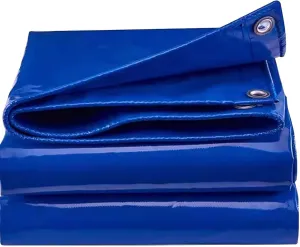 Thick Tarpaulin with Grommets 26.2x32.8ft, Tarps Heavy Duty Waterproof, Windproof Tarp with Reinforced Edges, Dustproof, Rainproof, for Covering Garden Plant Camping