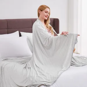 Topcee Cooling Blanket, Summer Cooling Blankets for Hot Sleepers, Arc-Chill Q-Max>0.5 Cool Fiber, Oeko-TEX 100% Certified, Soft, Breathable, Double-Side Bed Throw,Keep Cool for Adults Kids 50"x70"
