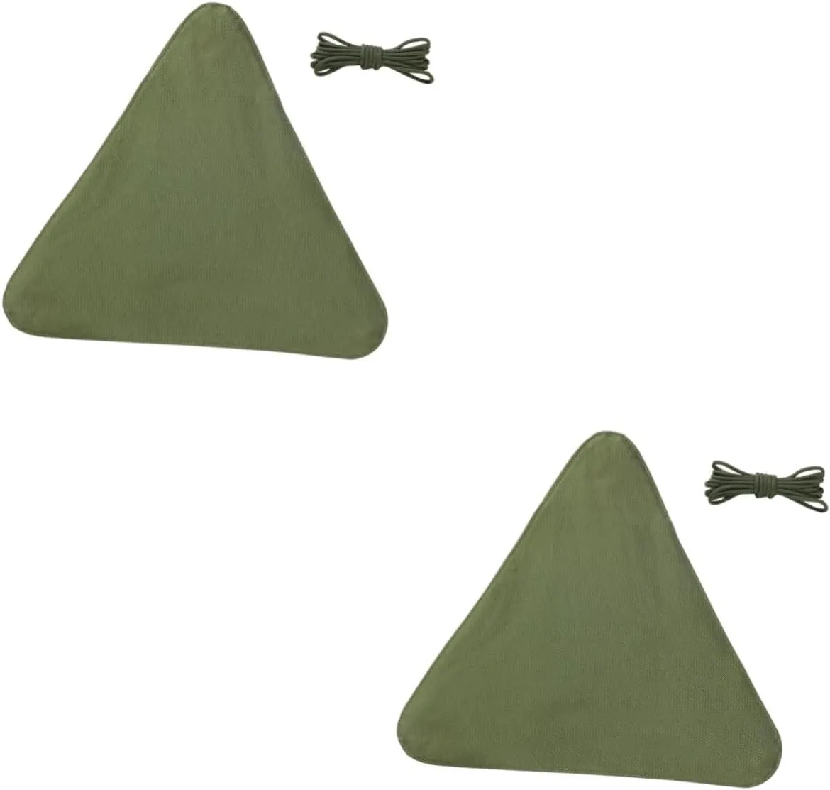 Toyvian Outdoor Camping Stool with Fasten Rope Portable Triangle Cloth Tripod Seat for Fishing Barbecue Hiking and Outdoor Activities