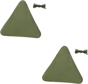 Toyvian Outdoor Camping Stool with Fasten Rope Portable Triangle Cloth Tripod Seat for Fishing Barbecue Hiking and Outdoor Activities