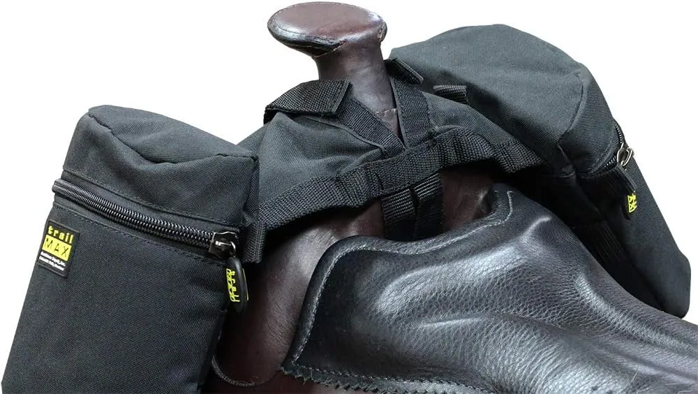TrailMax Medium Horse Pommel Bags for Your Western Saddle; Insulated Saddle Bags for Horses; Camera or Cellphone Saddle Bag; Secured W/Straps Around Pommel of Western or Endurance Saddles