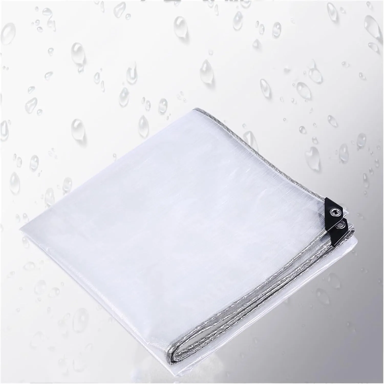 Transparent Waterproof Tarpaulin with Waterproof Mildew Cold and Aging Resistance Will Not Harden When Cold Soft Lightweight Etc, 23 Sizes(2x3m)