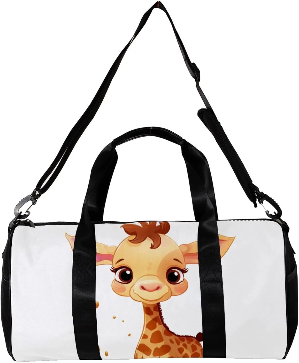 Travel Bag,Mens Gym Bag,Womens Gym Bag,Cute Cartoon Giraffe,Sports Bag