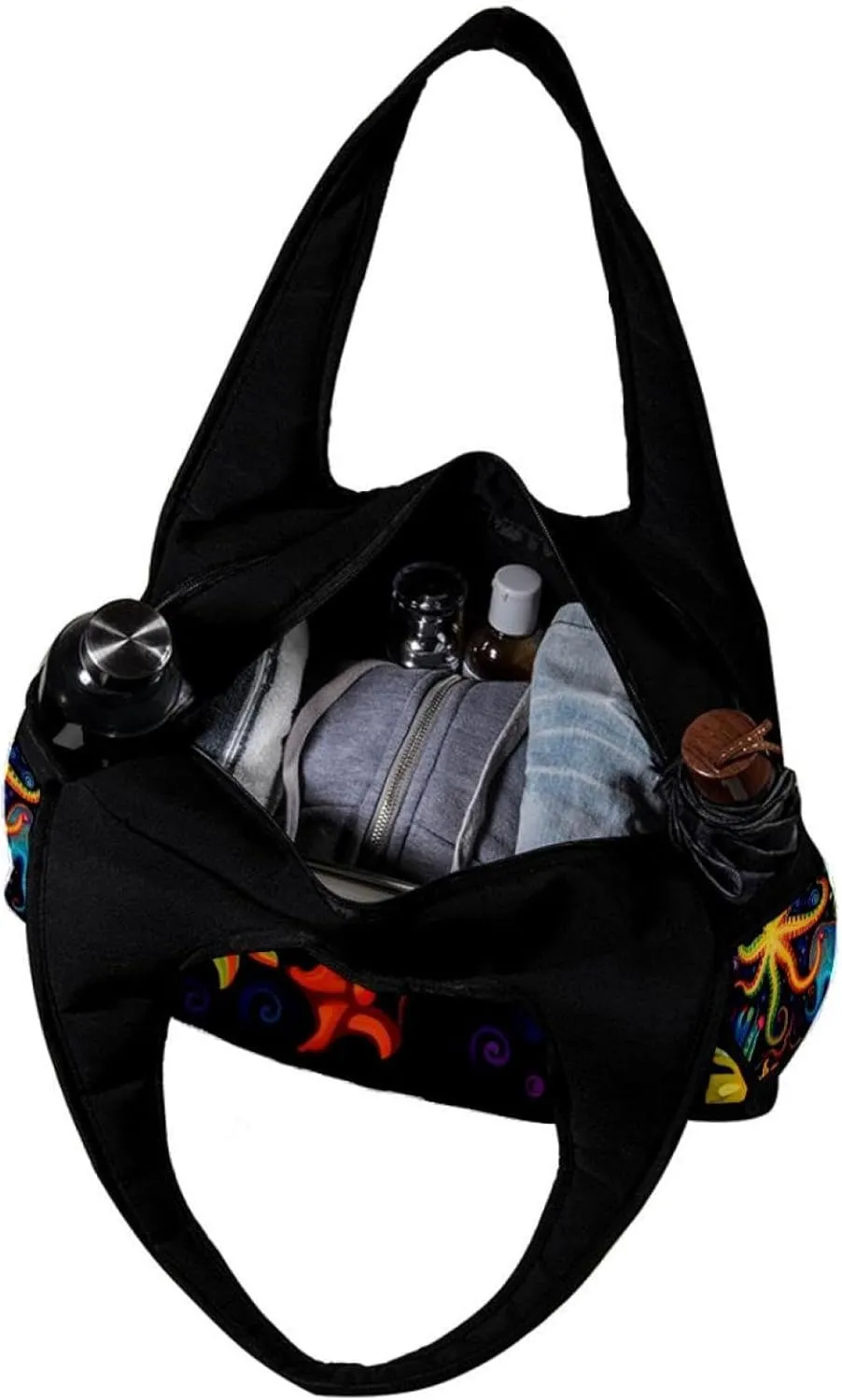 Travel Bag,Mens Gym Bag,Womens Gym Bag,Devilfish Jellyfish Sea Shell,Sports Bag