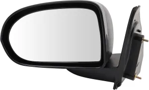 TRQ Left Mirror Manual Drivers Side Compatible with 2007-2017 Jeep Compass CH1320266