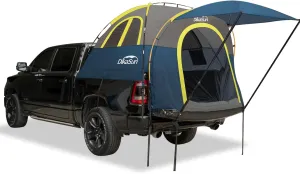 Truck Bed Tent, Double Layer Truck Tent 6.4-6.7 Ft, Waterproof PU3000mm Tear-Resistant Pickup Tent for 2 Person Camping and Outdoor with Awning
