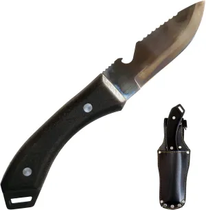 Tsurugi Kenshin Outdoor Knife Yaiba-II Blackened Blade
