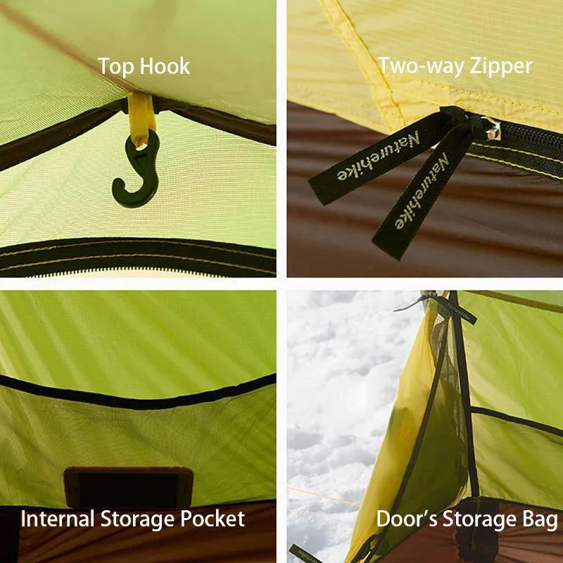 Tunnel  2-3 People Camping Tent Opalus