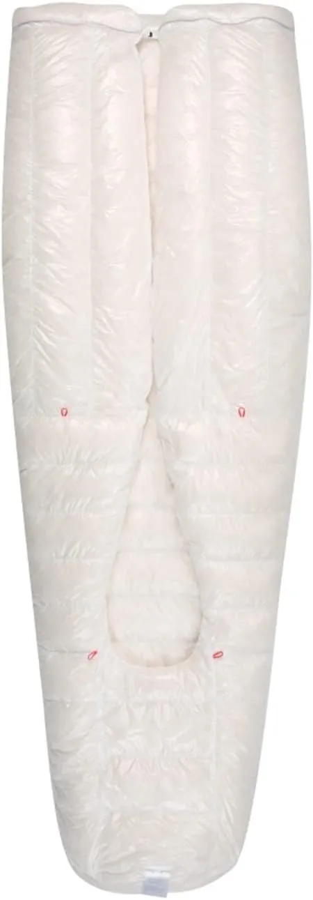 Ultralight Down Sleeping Bag -5°F 800FP for Winter Camping & Hiking, 10D Fabric, Windproof Twilight Quilt(Twilight II-White-R)