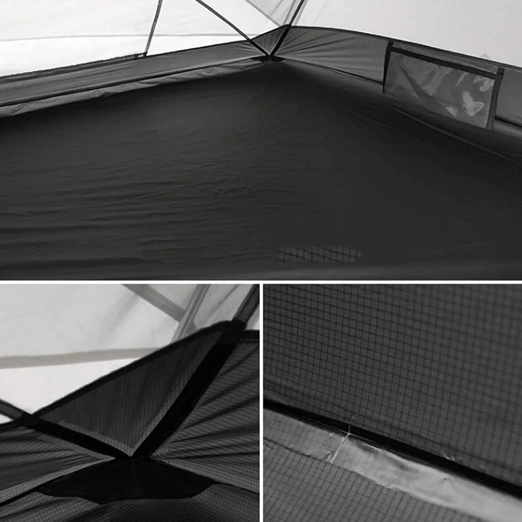 Ultralight Instant Tent 2 Person Easy Set Up Double Layer Waterproof 3 Season Camping Tent for Outdoor Hiking Tents for Camping (Purple 215 * 135 * 105cm)