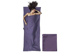 Unique appearance Camping 75x210cm Sheet Purple Functional design Liner Portable - for Bag Travel Sleeping 1Pc