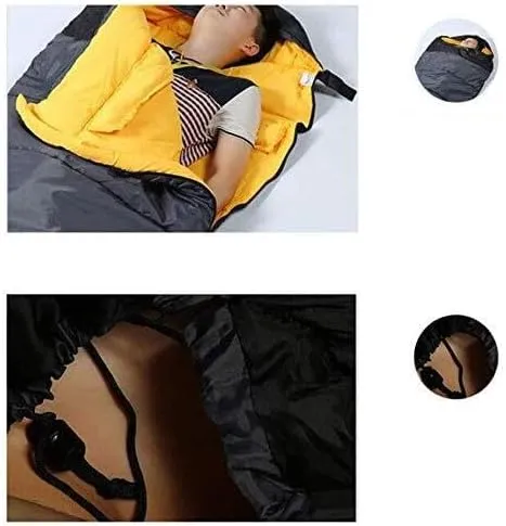 Unisex 3-Season Outdoor Camping Mummy Sleeping Bag with Compression Tote – Lightweight, Warm