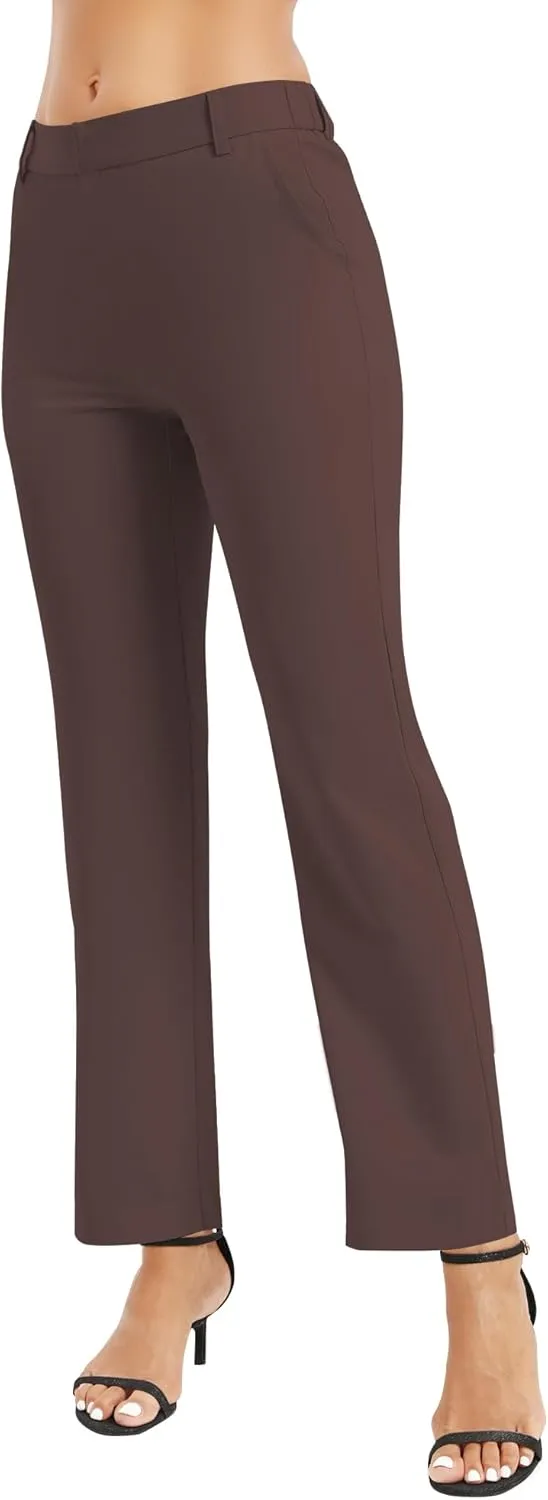 Urban CoCo Women's High Waisted Dress Pants 2024 Fall Stretch Work Slacks for Women Business Casual