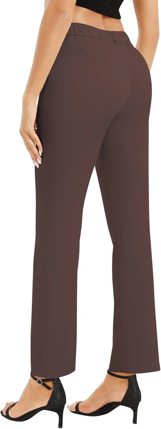 Urban CoCo Women's High Waisted Dress Pants 2024 Fall Stretch Work Slacks for Women Business Casual