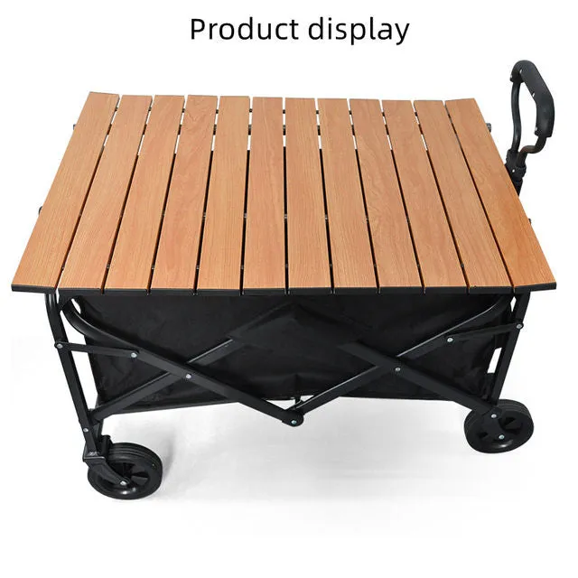 Utility Camping Trolley for with Foldable Technologically advanced Adventure Smart design Multipurpose 2-in-1 Table & Top Outdoor