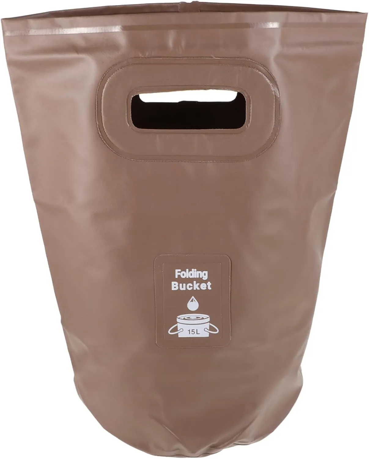 VANZACK Foldable Water Bucket for Camping Portable Fishing Bucket Carry Handle Durable Outdoor Storage Pail
