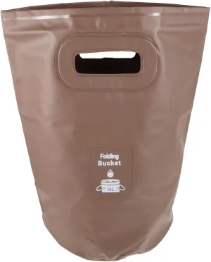 VANZACK Foldable Water Bucket for Camping Portable Fishing Bucket Carry Handle Durable Outdoor Storage Pail