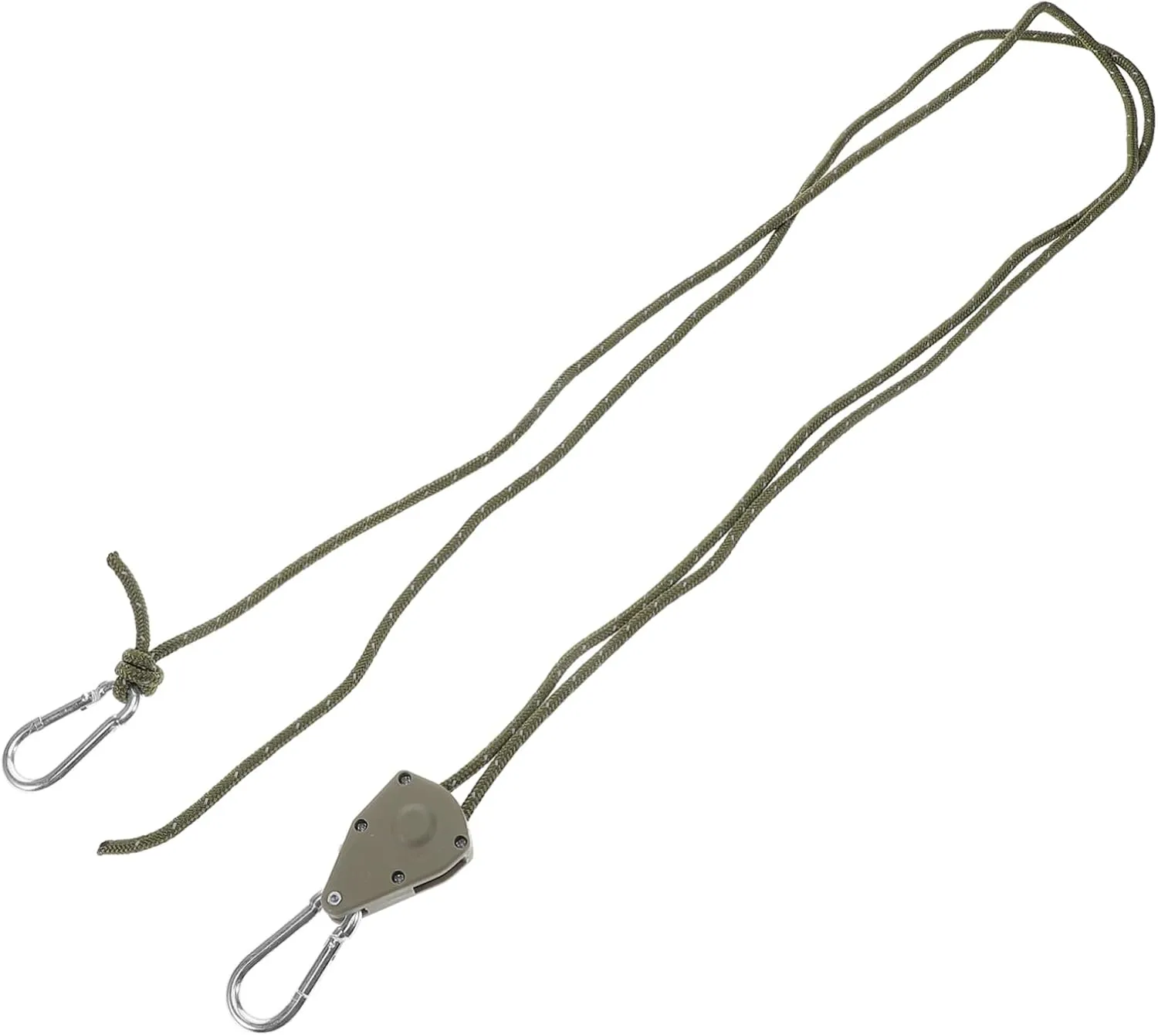 VANZACK Versatile Reflective Windproof Rope for Tarp Tie Down Camping Tent with Rope Hanger and Pulley Adjuster