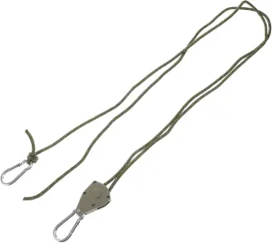 VANZACK Versatile Reflective Windproof Rope for Tarp Tie Down Camping Tent with Rope Hanger and Pulley Adjuster