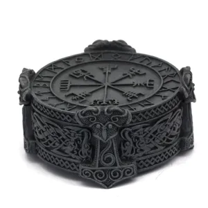 Vegsivir Runic Compass Trinket Box