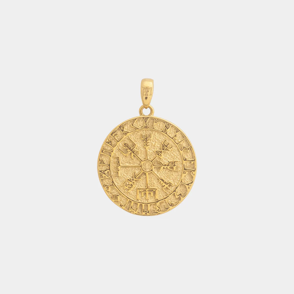 Vegvisir Pendant - Gold