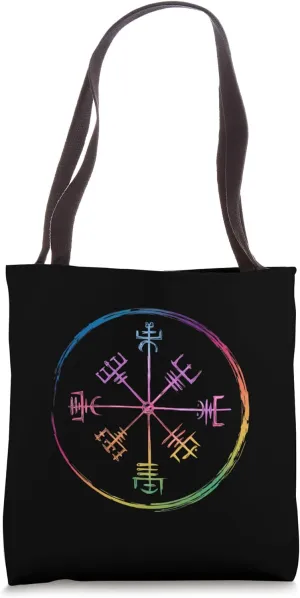 Vegvísir Viking Compass Norse Mythology Protection Tote Bag