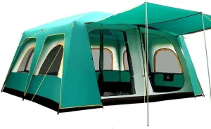 VejiA Tent for Camping Camping Tent 3 4 Person with Mesh Windows Instant Tent Waterproof, Upf40  for Family Hiking Mountaineering Travel Large Space f