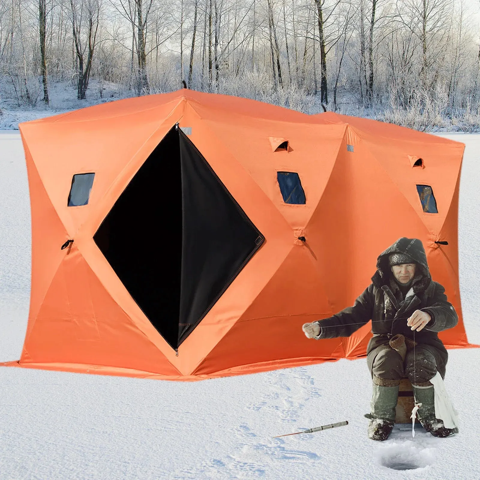 VEVOR Ice Fishing Tent Warm