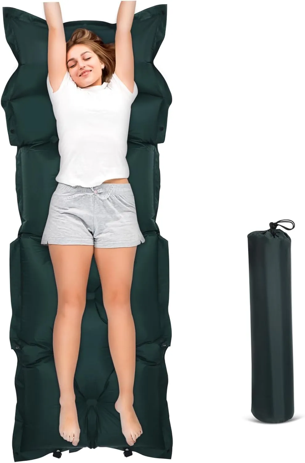 VICASKY Inflatable Sleeping Mat Automatic Camping Bed Large Lightweight for Hiking Portable Cm Pillow