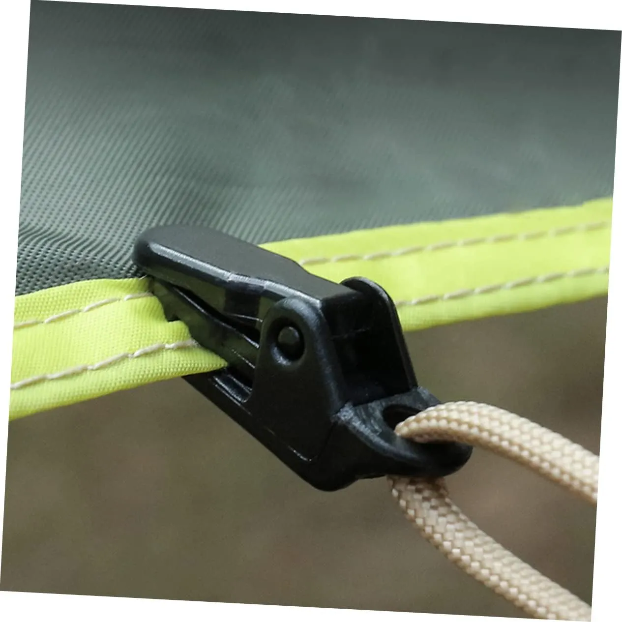VICASKY Tent Fastener Clip Clamp Clamps Camping Shelter Camping Accessories for Tent Tarp Clips Tent Clip Tent