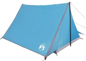 vidaXL Camping Tent 2-Person Blue Waterproof