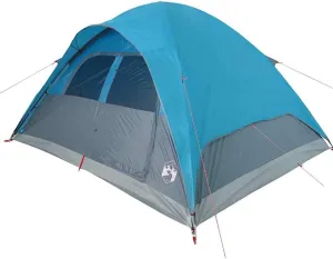 vidaXL Family Tent Dome 6-Person Blue Waterproof
