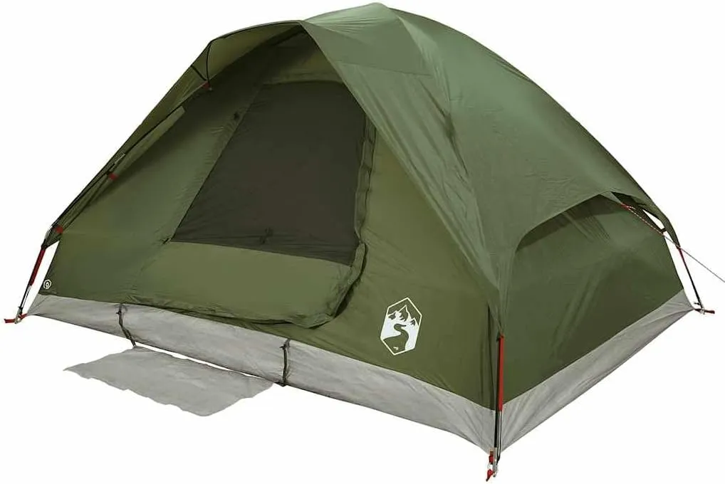 vidaXL Family Tent Dome Camping Shelter Utility Tent Blackout Fabric Waterproof