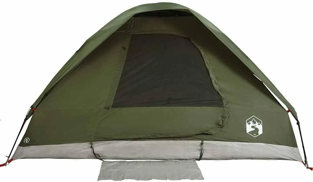 vidaXL Family Tent Dome Camping Shelter Utility Tent Blackout Fabric Waterproof