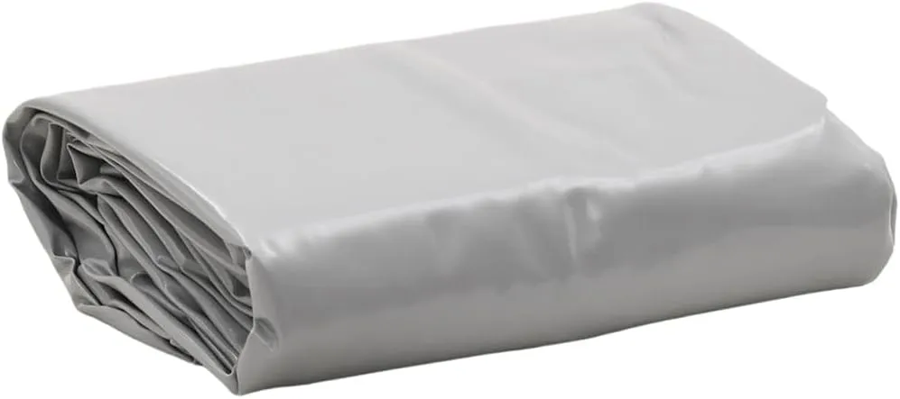 vidaXL Tarpaulin Grey 16.4x16.4' 7.11 oz/ft²