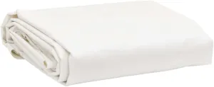 vidaXL Tarpaulin White 16.4x16.4' 7.11 oz/ft²