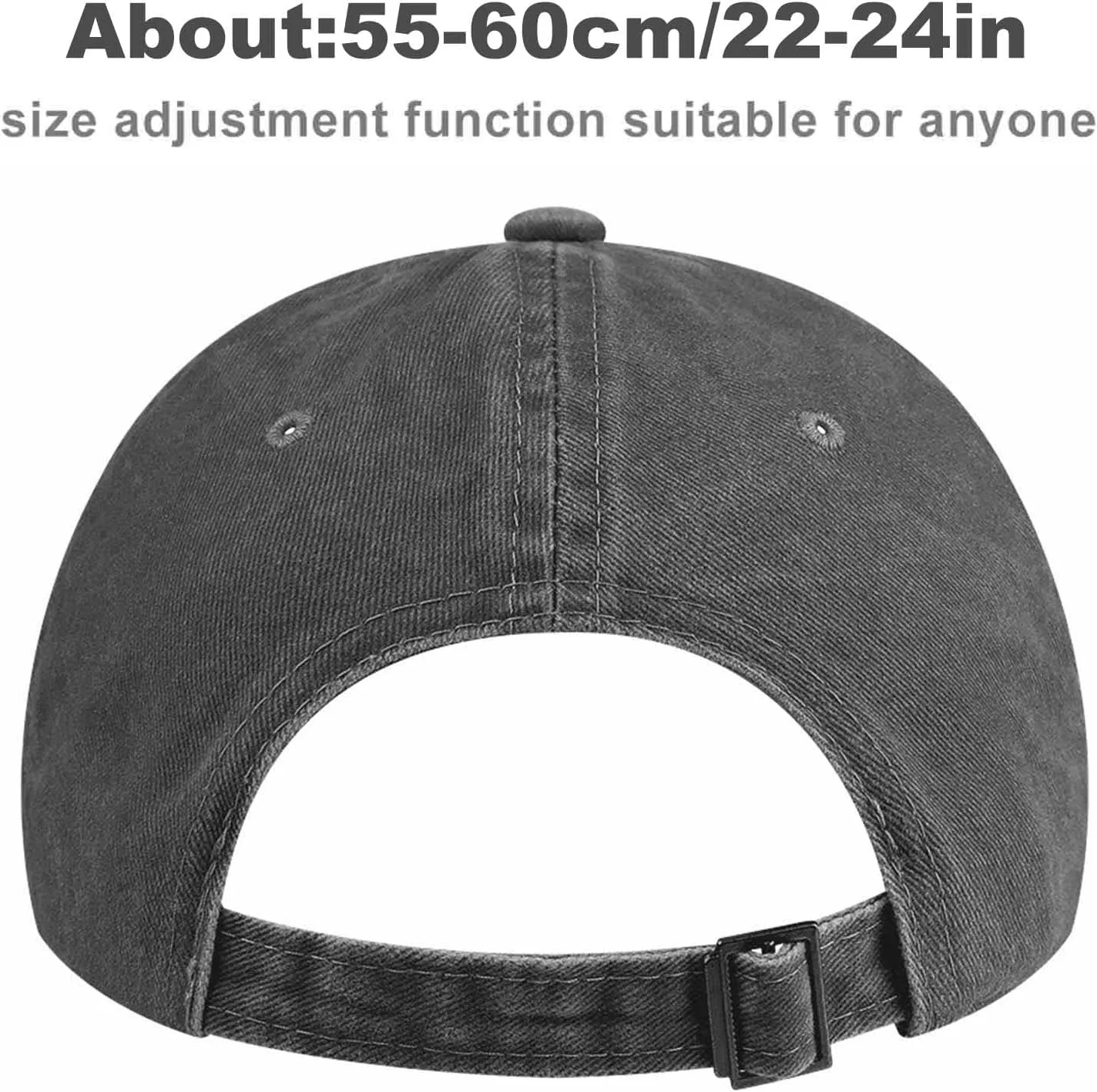 Viking Symbol Baseball Cap, Norse Vegvisir Iceland Runes Compass Sun Hat, Adjustable Cotton Trucker Hat Golf Hat,Dark Gray