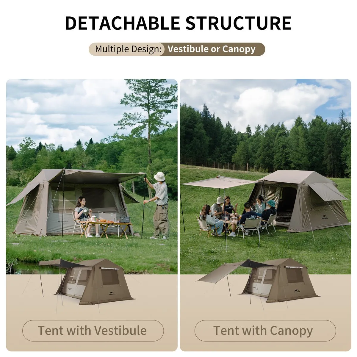 Village 6.0 Family Tent【Canopy Version】