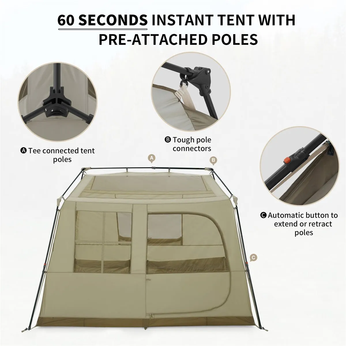 Village 6.0 Family Tent【Canopy Version】