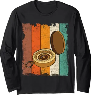Vintage Pocket Compass Long Sleeve T-Shirt