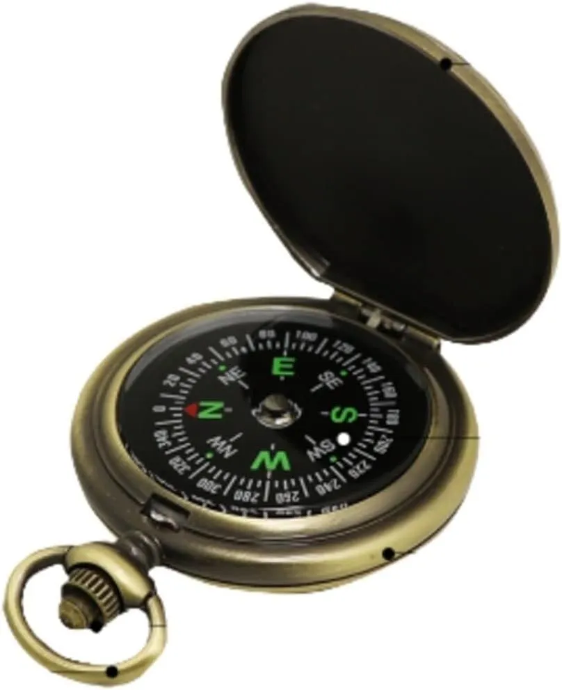 Vintage Pocket Watch Compass Zinc Alloy Vintage Exquisite Look Outdoor Sports