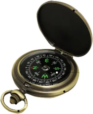 Vintage Pocket Watch Compass Zinc Alloy Vintage Exquisite Look Outdoor Sports