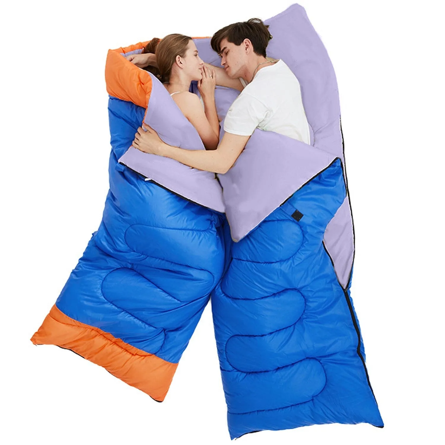 Water Resistant Camping Cotton Liner Sleeping Bag with Sack
