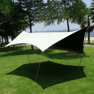 Waterproof Camping Tarp - Tent Tarp or Rain Fly - Camping Gear for Hiking, Bushcraft & Hammock