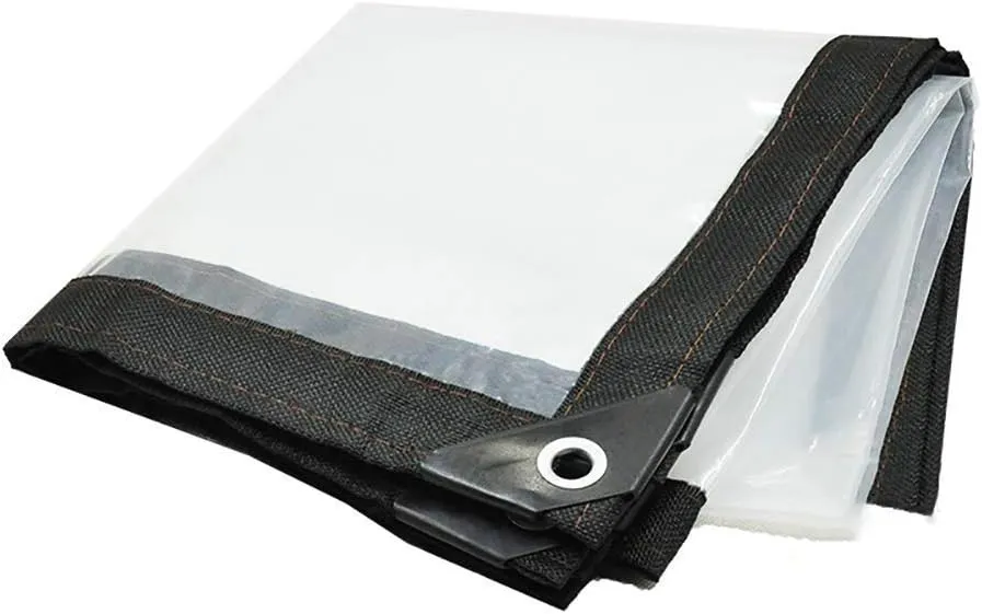 Waterproof Cover Tarp Tarpaulin Sheet,Sunshade Net, Shade Cloth, Tarpaulinlightweight Clear Anti-Rain, Outdoor Greenhouse Plastic Cover Balcony Window Insulation Film,a,2 * 3M