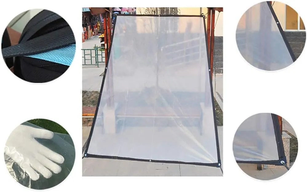 Waterproof Cover Tarp Tarpaulin Sheet,Sunshade Net, Shade Cloth, Waterproof Covering Rain Polyethylene Tarp for Greenhouse Garden Agriculture Flower 120 G/㎡,a,2 * 5M