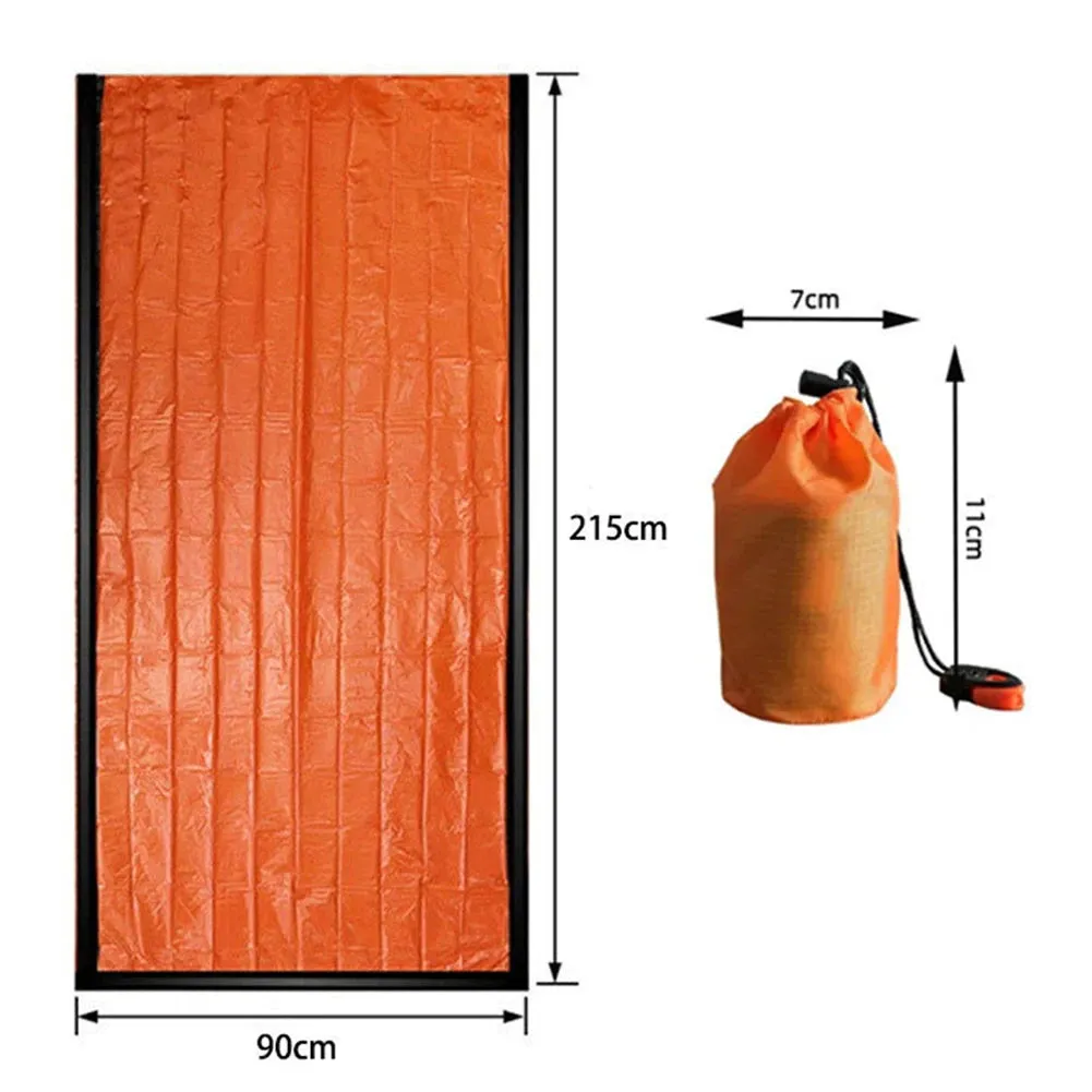 Waterproof Emergency Thermal Sleeping Bag and Blanket for Outdoor Survival