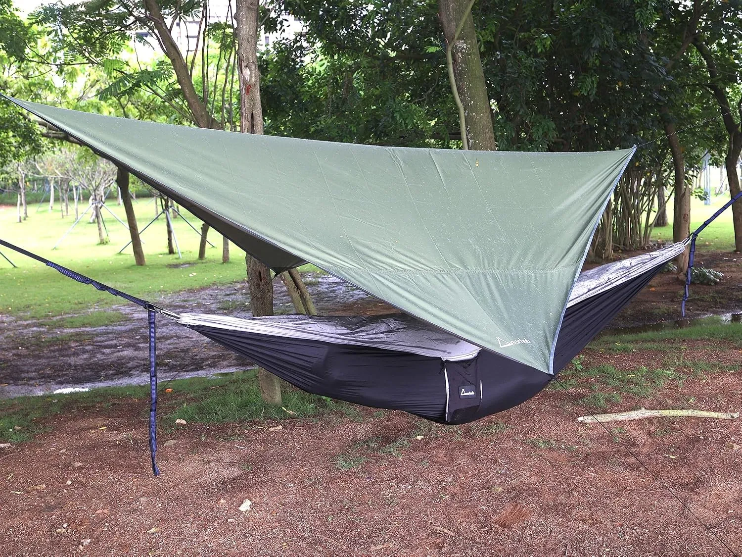 Waterproof Rain Fly Camping Tent Tarp 11.2x8.5FT Portable Groundsheets Footprint Shelter Sunshade Beach Picnic Blanket Mat for Outdoor